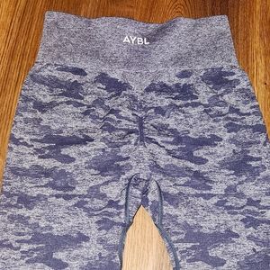AYBL Heathered Navy Camo High-Waist Leggings